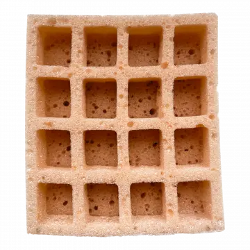 Jolie Gaufre Éponge de Bain 