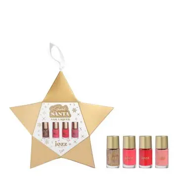 Winter Sparkle Coffret Vernis Secret Santa  4 Vernis à Ongles - Jozz Beauty - Maquillage - Visuel 1
