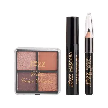 Coffret Cracker Maquillage Palette, Mascara & Crayon  - Jozz Beauty - Maquillage - Visuel 3