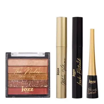 Winter Sparkle Festive Essentials Set  4 Essentiels Beauté - Jozz Beauty - Maquillage - Visuel 2