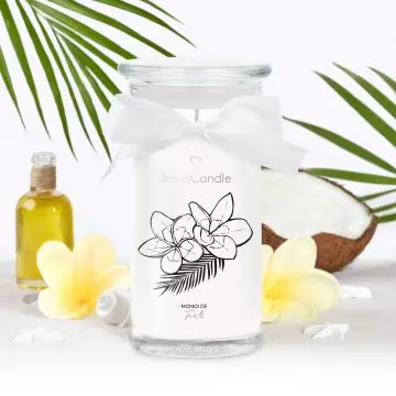 MONOÏ DE TAHITI Bougie Parfumée avec Bijou en argent massif 925 Bracelet - Jewel Candle - Accessoire - Visuel 2