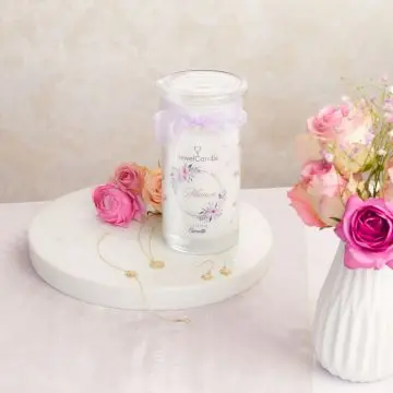 Maman tu es la plus chouette Bracelet Or Bougie Bijou Argent 925 - Jewel Candle - Accessoire - Visuel 2