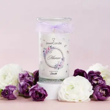 Maman tu es la plus chouette Collier Or Bougie Bijou Argent 925 - Jewel Candle - Accessoire - Visuel 3
