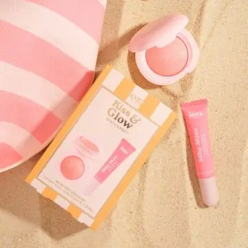 Dolce Estiva Coffret Kiss & Glow Peach Sunset - Jozz Beauty - Maquillage - Visuel 2