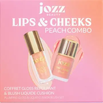Coffret Lips & Cheeks Peach Combo  - Jozz Beauty - Maquillage - Visuel 3