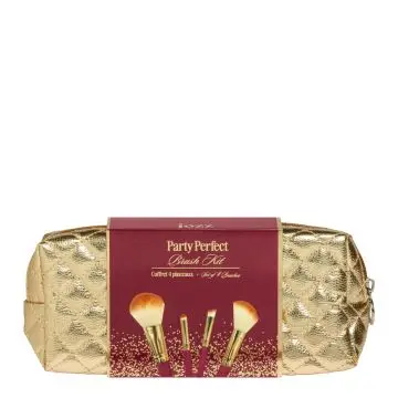 Party Perfect Brush Kit Coffret 4 Pinceaux  - Jozz Beauty - Accessoire - Visuel 2