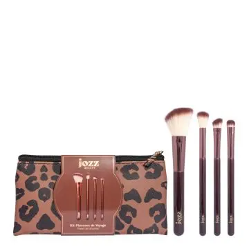 Kit Pinceaux de Voyage Léopard   - Jozz Beauty - Accessoire - Visuel 1