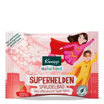 Galet Effervescent pour le Bain Super Héros Parfum Fraise 80g - Kneipp - Soin - Visuel 1