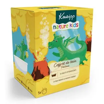 Coffret de Bain Pétillant 5 Galets Effervescents Dragon - Kneipp - Soin - Visuel 1