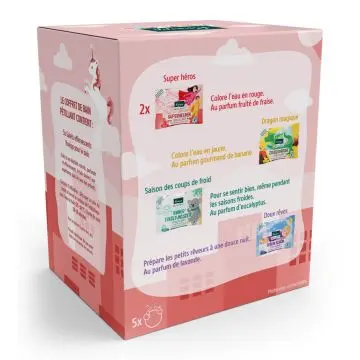 Coffret de Bain Pétillant 5 Galets Effervescents Super Héros - Kneipp - Soin - Visuel 2