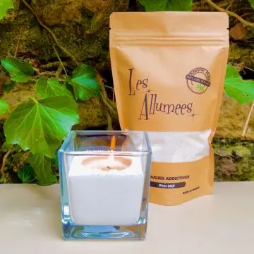 SERIE KRAFT GREEN LINE SABLE DE BOUGIE VEGETAL COULEUR GOLD - 250g - Les Allumées - Accessoire - Visuel 1