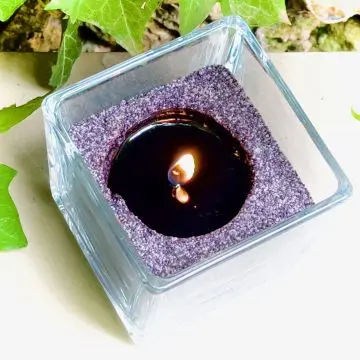 SERIE KRAFT GREEN LINE SABLE DE BOUGIE VEGETAL COULEUR GRIS INDUSTRIEL - 250g - Les Allumées - Accessoire - Visuel 2