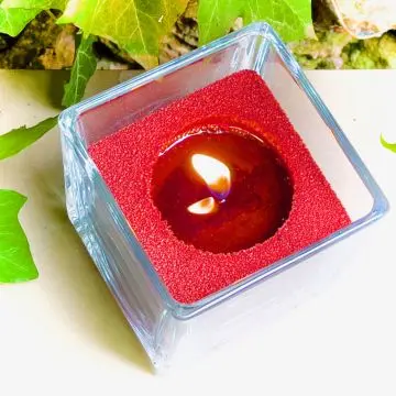 SERIE KRAFT GREEN LINE SABLE DE BOUGIE VEGETAL COULEUR ROUGE FLAMBOYANT - 250g - Les Allumées - Accessoire - Visuel 2