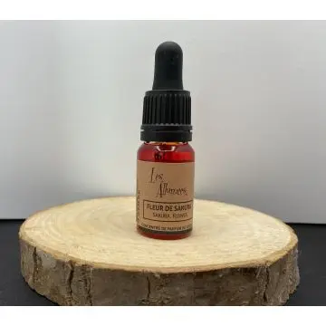 FIOLE VERRE PIPETTE Bouchon noir PARFUM DE GRASSE FLEURS DE SAKURA - 10ml - Les Allumées - Accessoire - Visuel 1