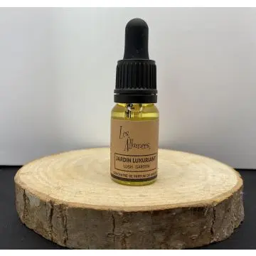 FIOLE VERRE PIPETTE Bouchon noir PARFUM DE GRASSE JARDIN LUXURIANT - 10ml - Les Allumées - Accessoire - Visuel 1