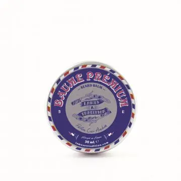 Baume à barbe Premium Pot 30 ml- Parfum Cuir Ambré Pot 30mL - Lames et Tradition - Soin - Visuel 1