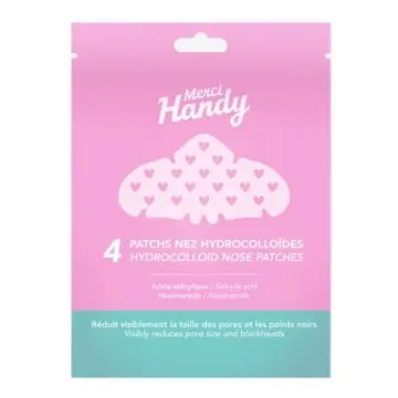 Patchs Nez Hydrocolloïdes Points Noirs & Pores Dilatées 4 patchs - Merci Handy - Soin - Visuel 1