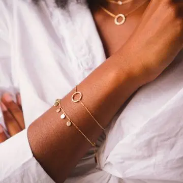 LES JARDINS DE KYOTO Bougie Parfumée avec Bijou Bracelet or - My Jolie Candle - Accessoire - Visuel 2