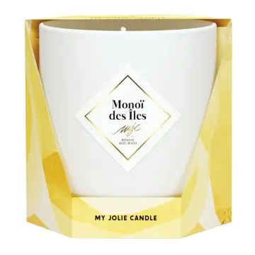 Les Essentielles - Bougie Bijoux Parfumée Monoï des Îles Bracelet Billes Noires - My Jolie Candle - Accessoire - Visuel 1 Les Essentielles - Bougie Bijoux Parfumée Monoï des Îles Bracelet Billes Noires - My Jolie Candle - Accessoire - Visuel 1