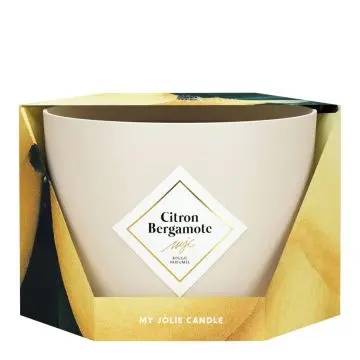 Bougie Parfumée Grande Bougie Citron Bergamote - My Jolie Candle - Accessoire - Visuel 1 Bougie Parfumée Grande Bougie Citron Bergamote - My Jolie Candle - Accessoire - Visuel 1
