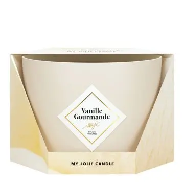 Bougie Parfumée Grande Bougie Vanille Gourmande - My Jolie Candle - Accessoire - Visuel 1 Bougie Parfumée Grande Bougie Vanille Gourmande - My Jolie Candle - Accessoire - Visuel 1