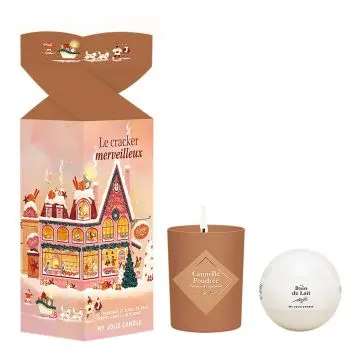 Coffret Le Cracker Merveilleux Bougie Parfumée & Boule de Bain   - My Jolie Candle - Accessoire - Visuel 1 Coffret Le Cracker Merveilleux Bougie Parfumée & Boule de Bain   - My Jolie Candle - Accessoire - Visuel 1