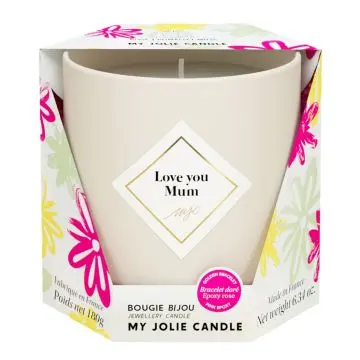 Bougie Bijou Love you Mum Bracelet Doré 180g - My Jolie Candle - Accessoire - Visuel 1