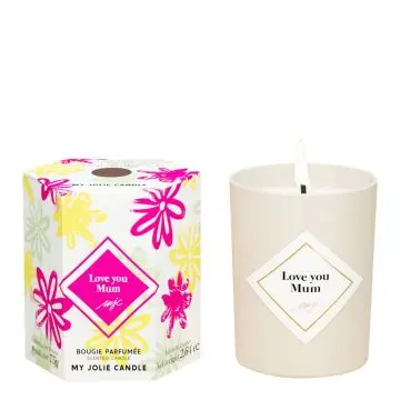 Bougie Parfumée Love you Mum Rose du Jardin 75g - My Jolie Candle - Accessoire - Visuel 1 Bougie Parfumée Love you Mum Rose du Jardin 75g - My Jolie Candle - Accessoire - Visuel 1