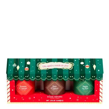 Coffret Un Après-Midi de Fête Trio de Bougies Parfumées  - My Jolie Candle - Accessoire - Visuel 1