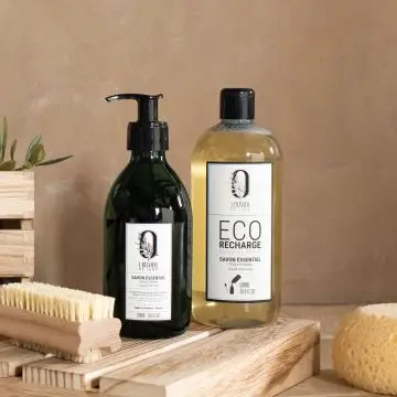 Ecorecharge Savon Essentiel pour les Mains Flacon 500ml - L'Olivier De Leos - Soin - Visuel 4