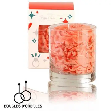 Bougie Bijou Pomme d'Amour Bougie Parfumée avec Bijou Boucles d$sq$oreilles - PEAU D'ANE - Accessoire - Visuel 1