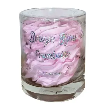 Bougie chantilly éphémère framboise BOUGIE BIJOU BOUCLES D$sq$OREILLES - PEAU D'ANE - Accessoire - Visuel 1