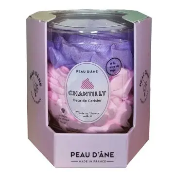 Bougie chantilly tie & dye fleur de cerisier BOUGIE BIJOU BRACELET ARGENT - PEAU D'ANE - Accessoire - Visuel 1