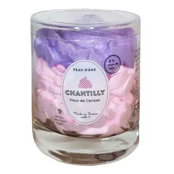 Bougie chantilly tie & dye fleur de cerisier BOUGIE BIJOU BRACELET ARGENT - PEAU D'ANE - Accessoire - Visuel 2