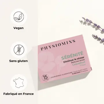 Sérénité Diminue le Stress 15 Gélules - Physiomins - Soin - Visuel 3