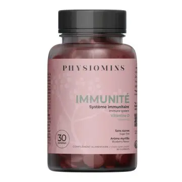 Immunité Système Immunitaire 60 Gummies - Physiomins - Soin - Visuel 1