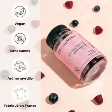 Immunité Système Immunitaire 60 Gummies - Physiomins - Soin - Visuel 3