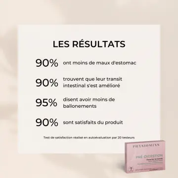 Pré-Digestion Favorise le Transit  30 Comprimés - Physiomins - Soin - Visuel 4