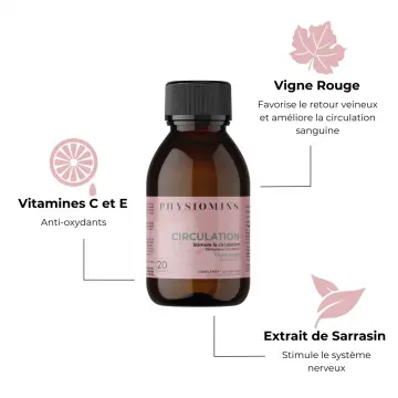 Circulation Stimule la Circulation 200ml - Physiomins - Soin - Visuel 2