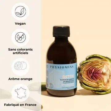 Détox Soutient les Systèmes de Détoxification 200ml - Physiomins - Soin - Visuel 3