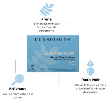 Élimination Réduit l'Excès d'Eau 30 Comprimés - Physiomins - Soin - Visuel 2