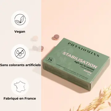 Stabilisation Agit sur la Satiété 30 Comprimés - Physiomins - Soin - Visuel 3