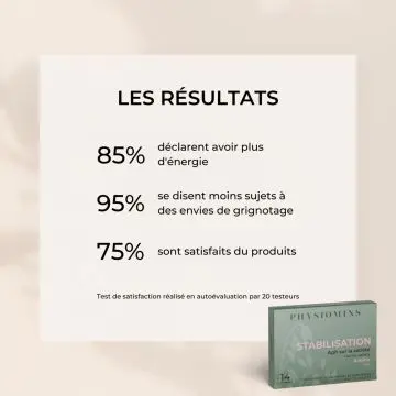 Stabilisation Agit sur la Satiété 30 Comprimés - Physiomins - Soin - Visuel 4