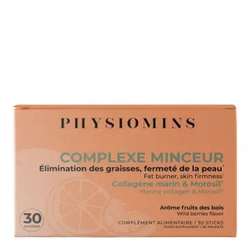 Complexe Minceur Élimination des Graisses et Fermeté de la Peau 30 Sticks - Physiomins - Soin - Visuel 1