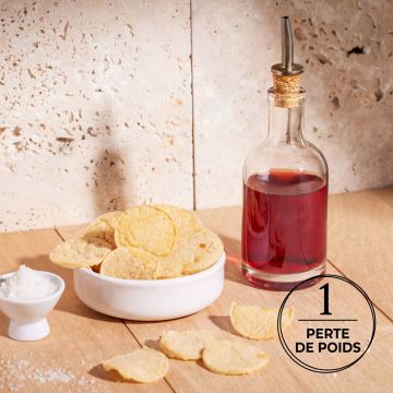 Chips protéinées sel et vinaigre  Riche en protéines et pauvre en glucides Boîte de 3 sachets - Physiomins - Soin - Visuel 1