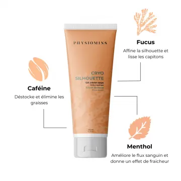 Cryo Silhouette Gel Crème Corps 150ml - Physiomins - Soin - Visuel 2