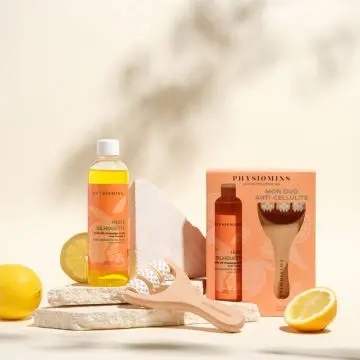 Coffret Mon Duo Anti-Cellulite Huile Corps & Roller Massant  - Physiomins - Soin - Visuel 2
