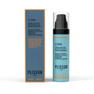 Le Soin Crème anti-âge Flacon pompe en verre de 50 ml - Plisson - Soin - Visuel 1