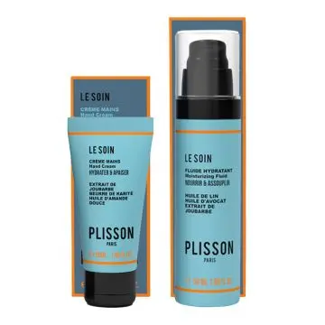 Coffret en Douceur Fluide Hydratant & Crème mains  - Plisson - Soin - Visuel 1 Coffret en Douceur Fluide Hydratant & Crème mains  - Plisson - Soin - Visuel 1