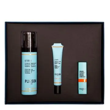 Coffret Gueule d'Amour Crème Visage, Soin Regard & Baume à Lèvres  - Plisson - Soin - Visuel 1